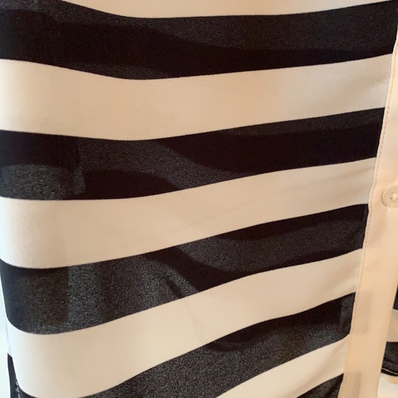 Rickis - Sheer Stripes Blouse - Size M - Picture 2 of 3